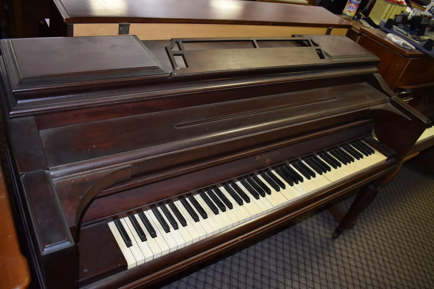 Used red Knabe piano